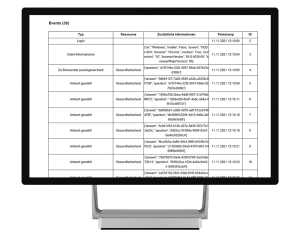 Datenpunkte und Zeitstempel zur forensischen Dokumentation bei MAIA.tools